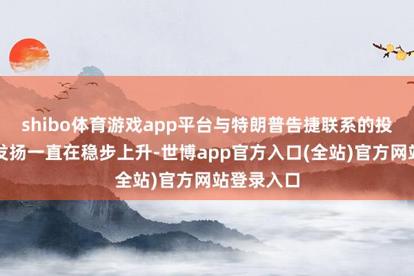 shibo体育游戏app平台与特朗普告捷联系的投资篮子的发扬一直在稳步上升-世博app官方入口(全站)官方网站登录入口